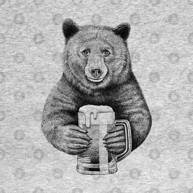 Bear Beer by HabbyArt